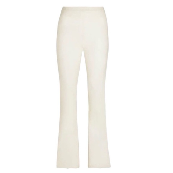 SKIMS women’s swim cover up sheer pants Cream Wide Leg 4X NWT - Picture 1 of 9